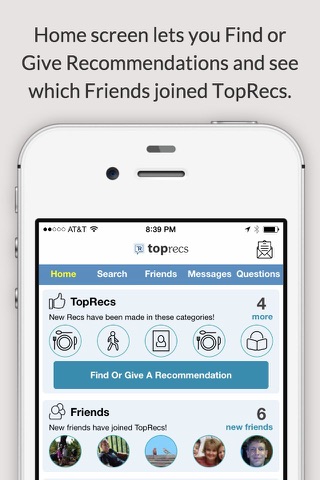 TopRecs screenshot 2