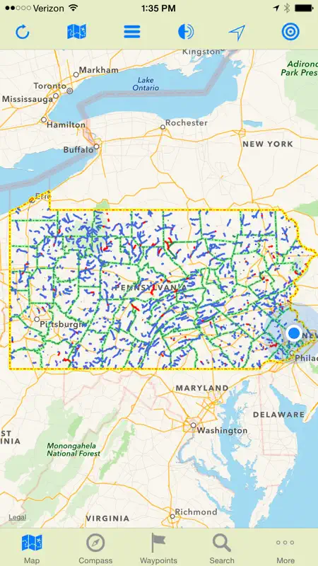 Pennsylvania Trout Stocking screenshot 1 of 5