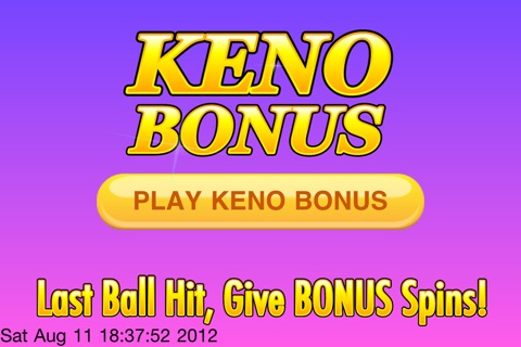 Keno Bonus FREE screenshot 4