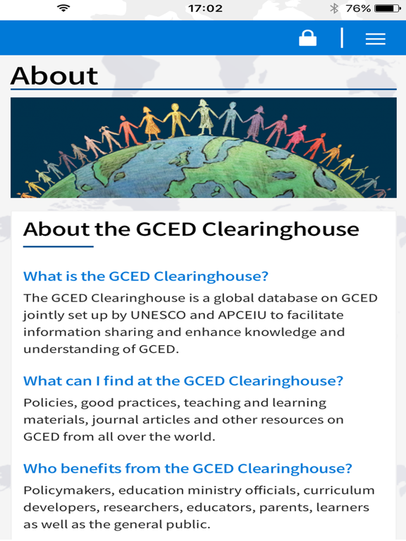 Screenshot #5 pour GCED CLEARINGHOUSE