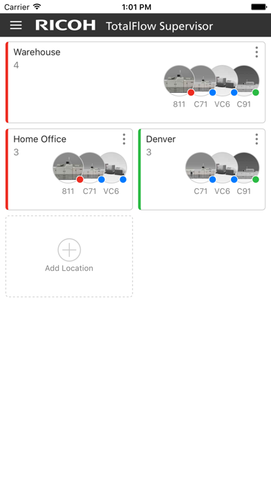 Screenshot #1 pour RICOH TotalFlow Supervisor