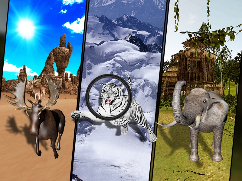 鹿の狩猟2017プロ：究極のスナイパーシューティング3D screenshot 8