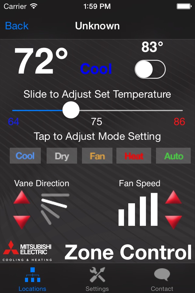 Mitsubishi Electric Zone Control screenshot 4