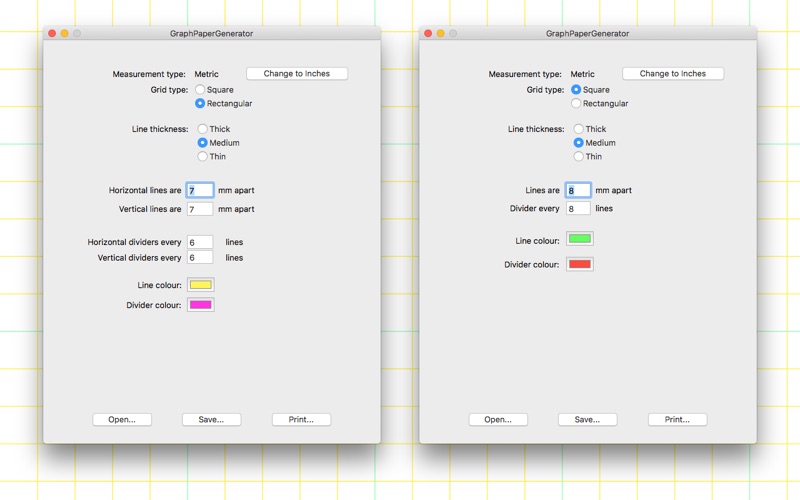 Screenshot #2 pour GraphPaperGenerator