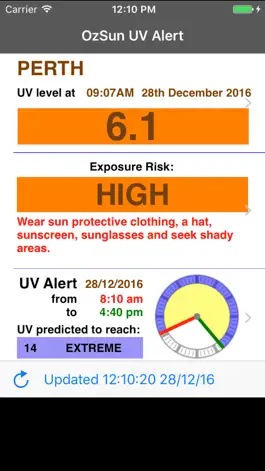 Game screenshot OzSun UV Alert apk