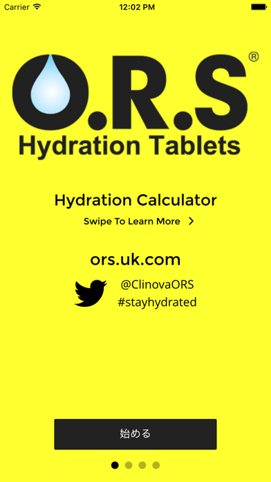 Screenshot #1 pour O.R.S Hydration Calculator - Japan
