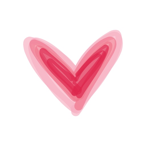 Pretty Hearts sticker love stickers for iMessage icon