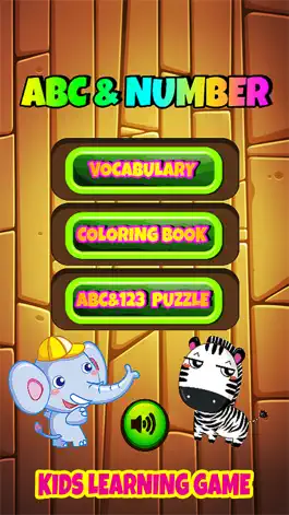 Game screenshot ABC & Number Kids Coloring Book Vocabulary Puzzle mod apk