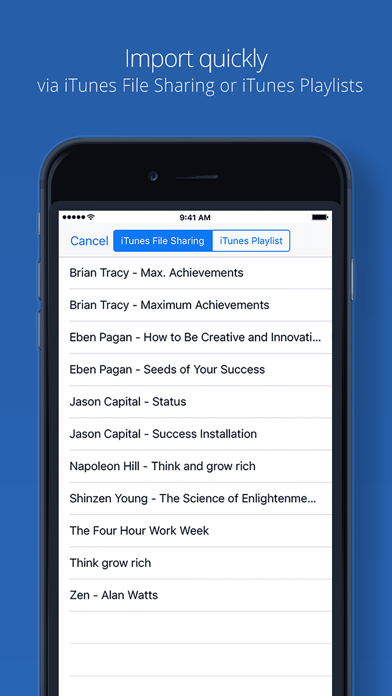 Mus+ Audiobooks iPhone screenshot 4 - Music app