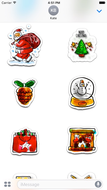 Watercolor Christmas Stickers Vol. 2 screenshot-4