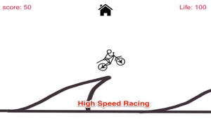 Stickman Bmx Stunt Rider - Dirt Bike Racing screenshot #2 for iPhone