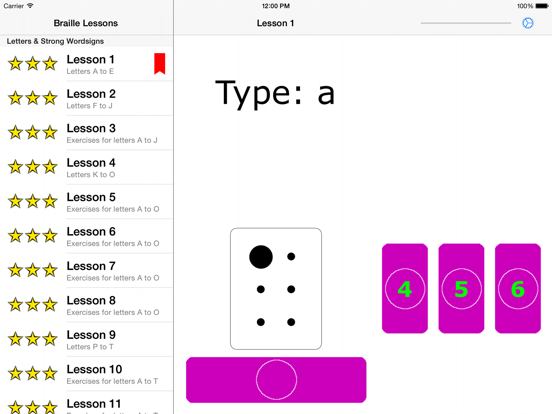 Screenshot #6 pour Braille Tutor