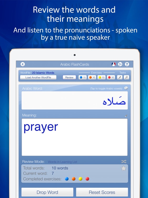 Learn Arabic FlashCards for iPad