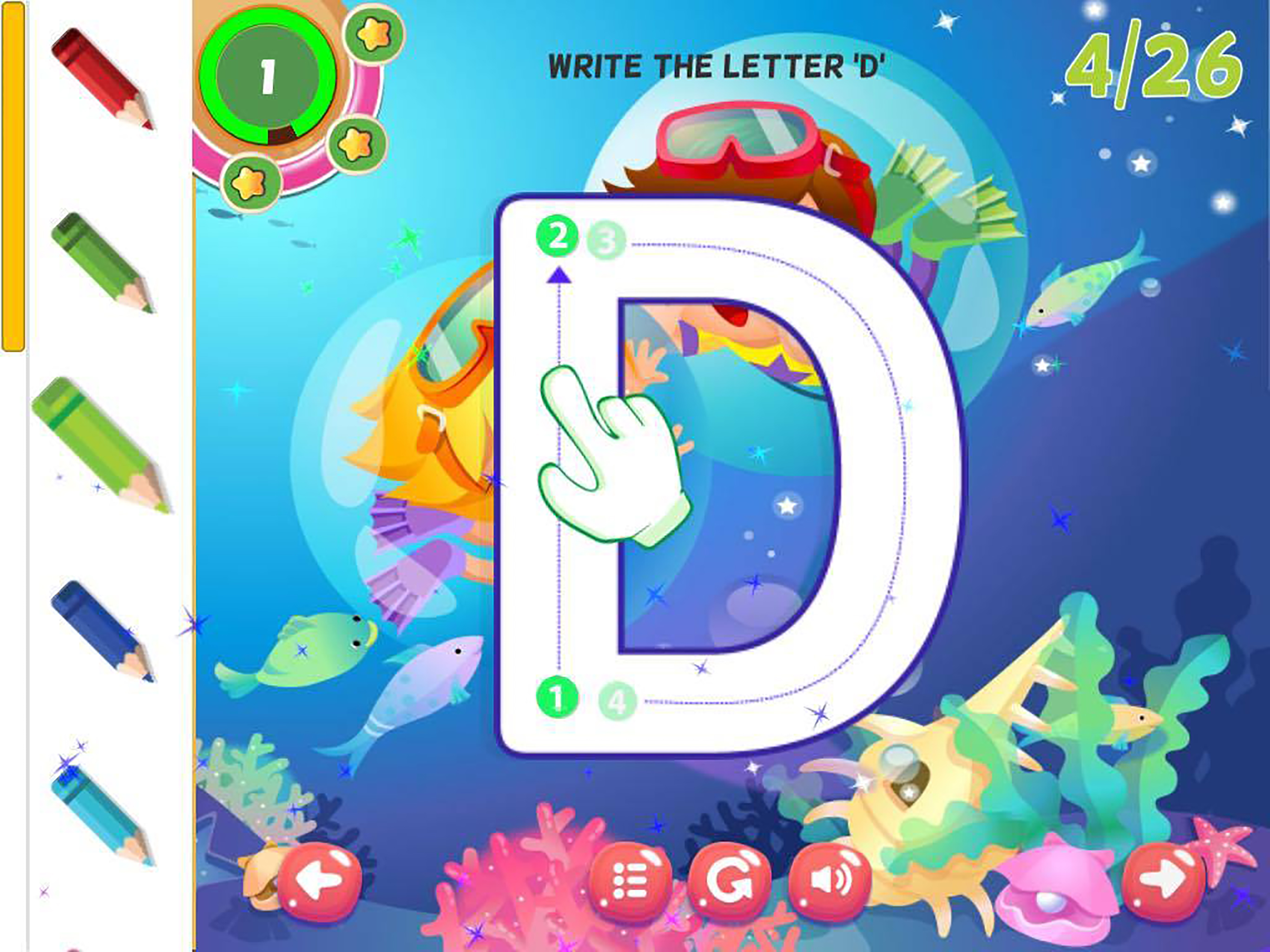 ABC Tracing Alphabet Learning Writing Letters screenshot 8