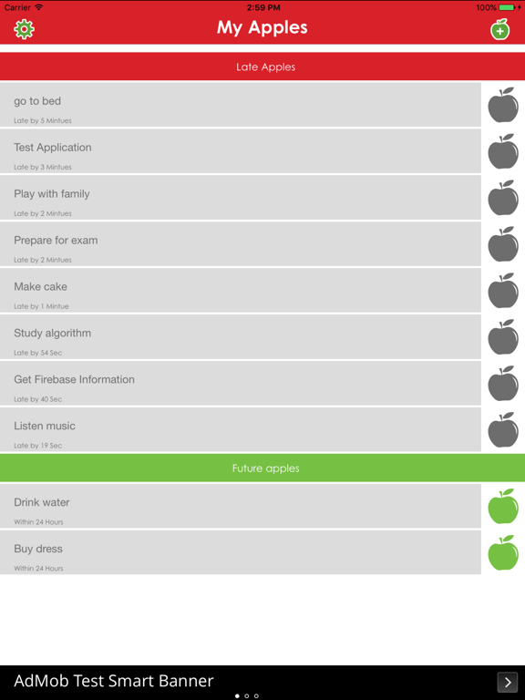Apple A Day App iPad screenshot 4 - Productivity app