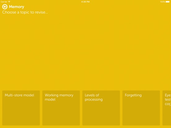 Screenshot #5 pour Psych Revise: A level revision