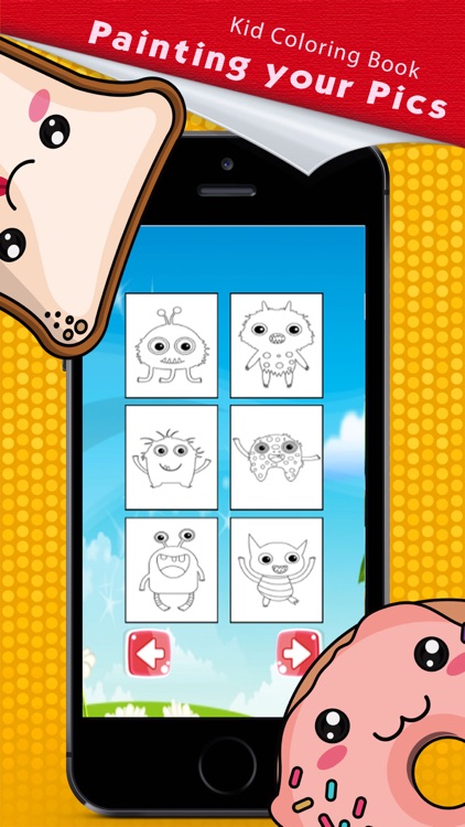 Monster Kid Coloring Book Pro 2