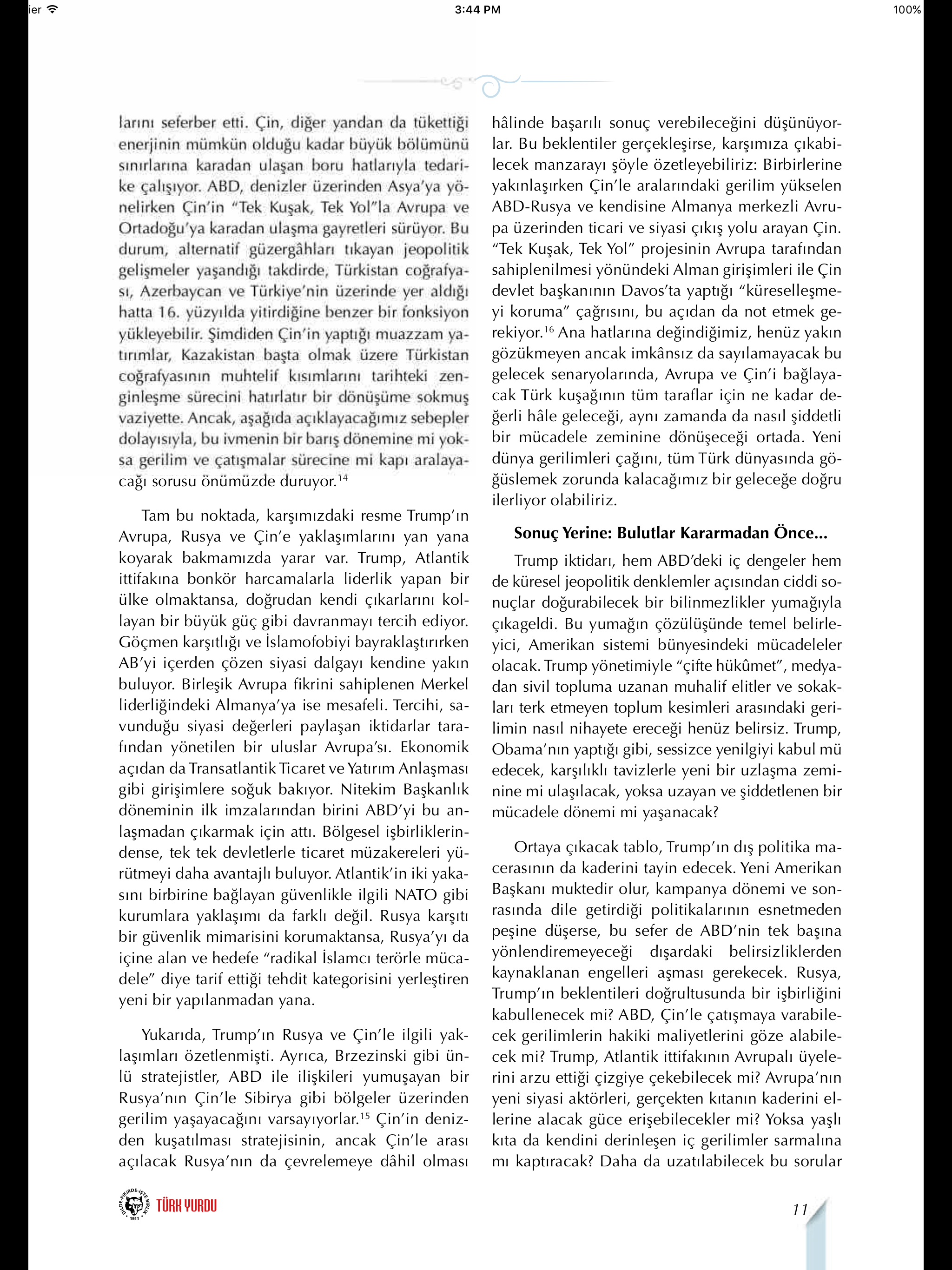 Türk Yurdu screenshot 8