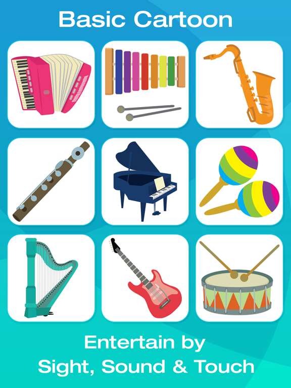 Musical Instruments Flashcards for Babies,Toddlers iPad screenshot 3 - Education app