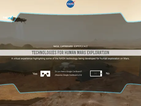 NASA Mars Cardboard Experience