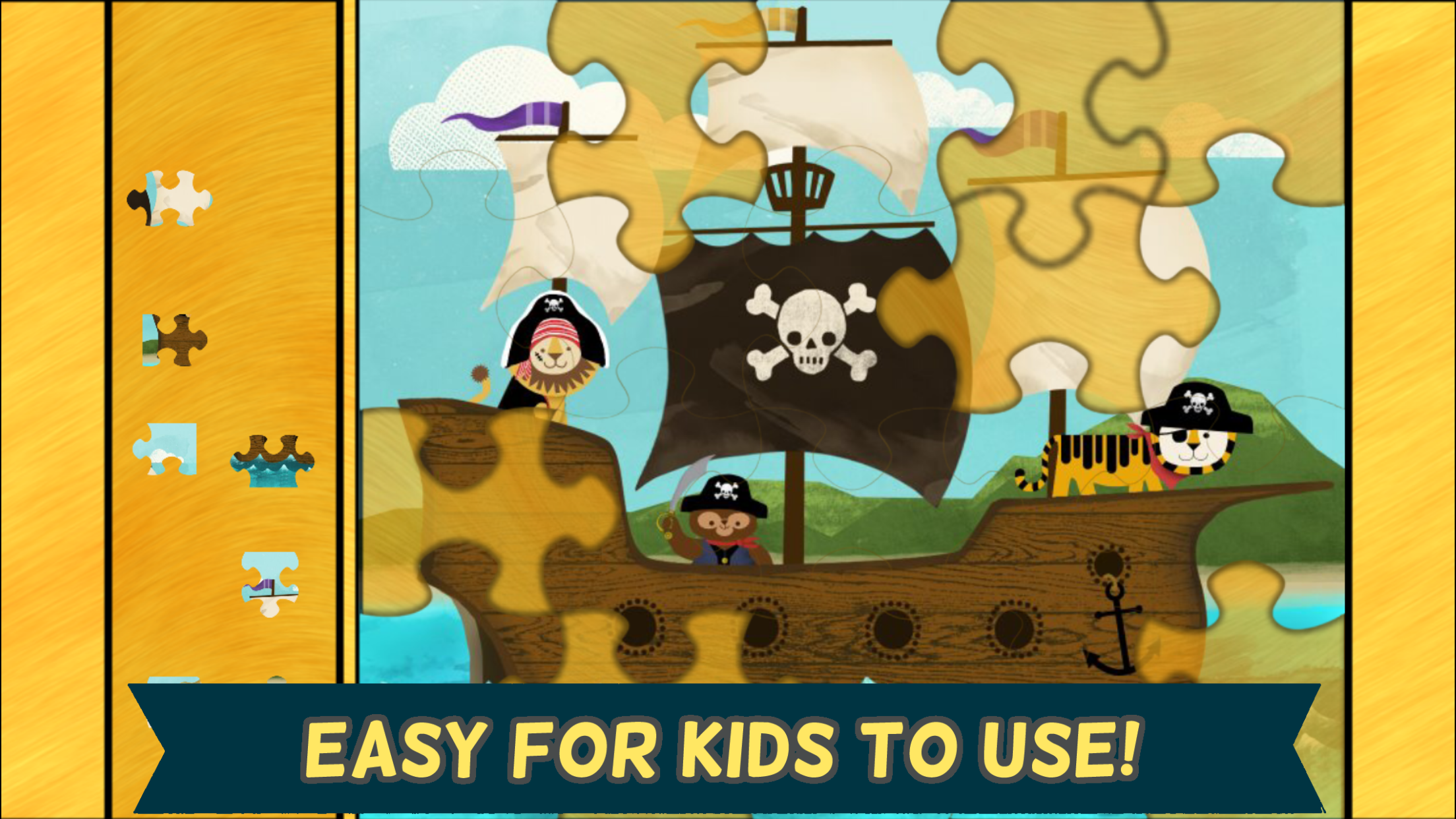 Pirate Preschool Puzzle - Fun Toddler Games
