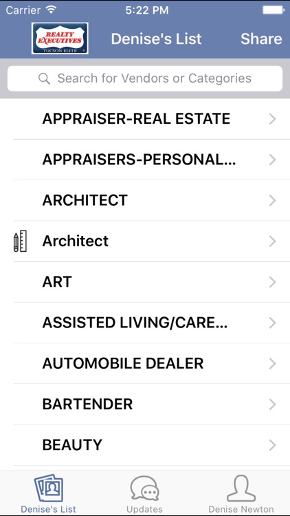 Denise Newtons Referral List