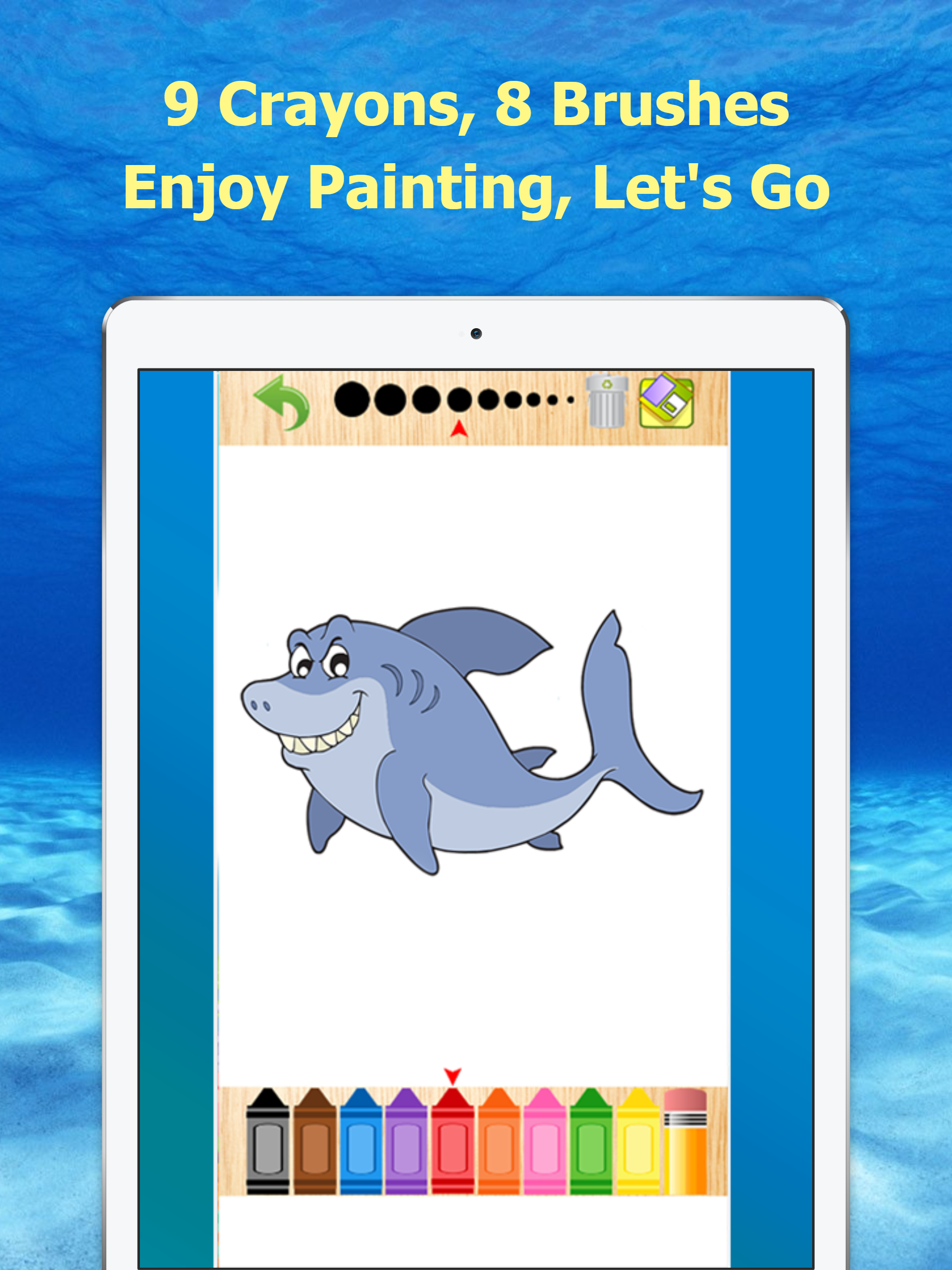Fish Coloring Page Ocean Animal - Art of Drawing