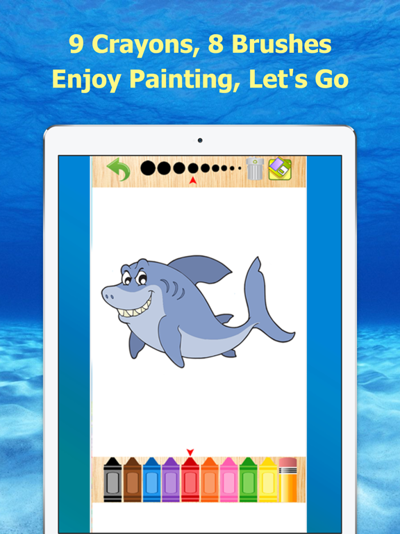 Screenshot #6 pour Coloring Page Sea Animals - Paint Ocean Turtles