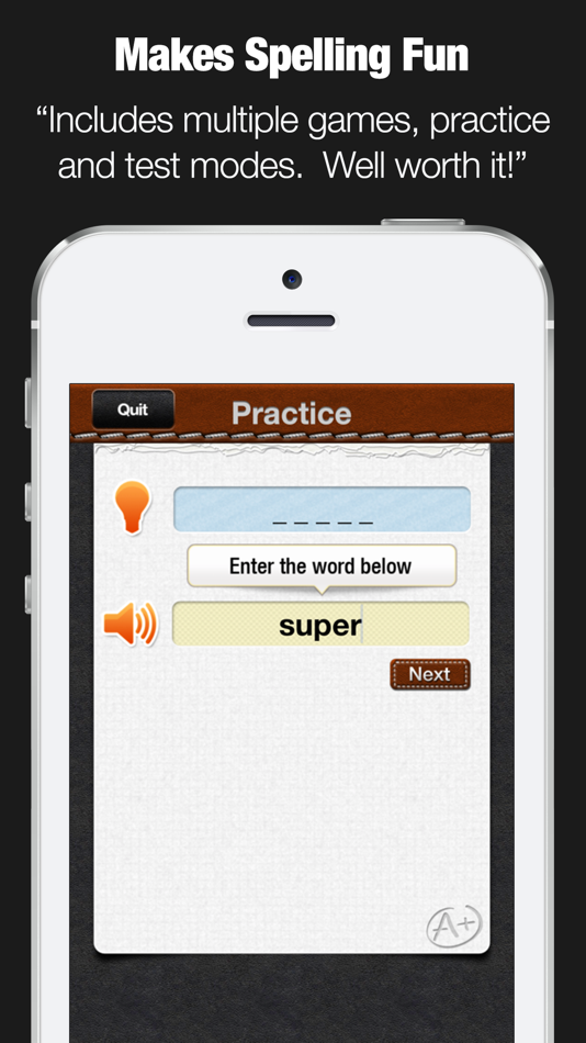 #3. A+ Spelling Test (iOS) 由: Innovative Mobile Apps