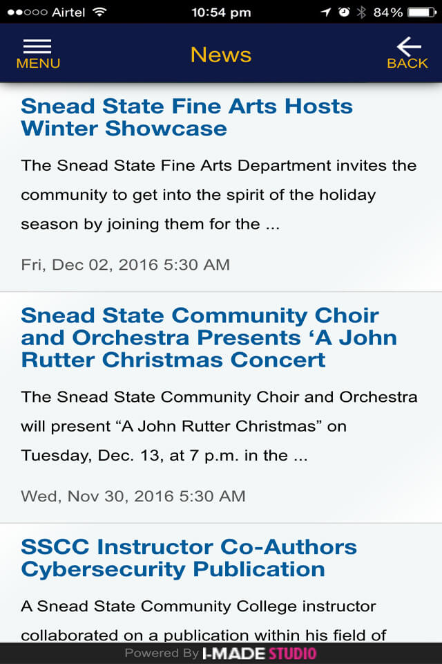 mySnead screenshot 4