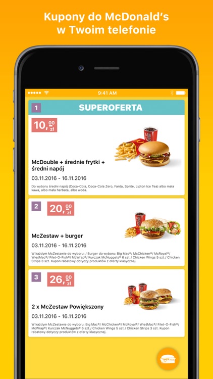 Kupony do McDonald's Lite