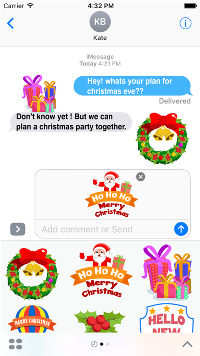 How to cancel & delete Christmas Celebration Stickers Pack from iphone & ipad 2