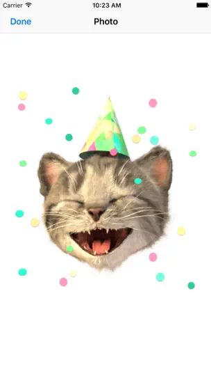 Captura de pantalla de Little Kitten Stickers en iPhone 2
