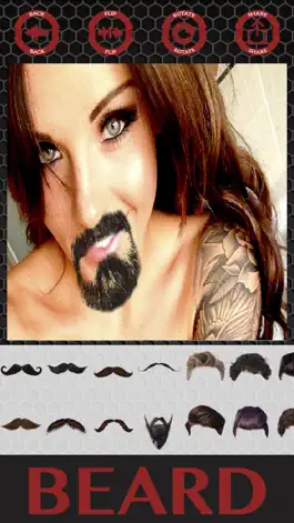 Game screenshot Beard and hair stickers mustaches photo editor apk