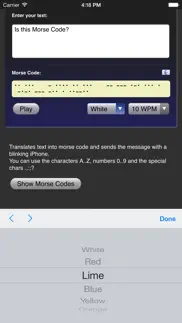 morse code iphone screenshot 3