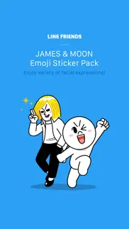 james & moon emoji stickers - line friends problems & solutions and troubleshooting guide - 2