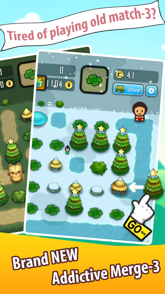 #2. Merge 3 Mania (iOS) 由: CatCap Studio
