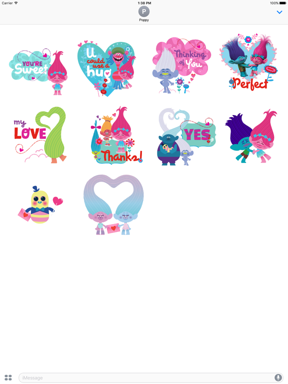 Screenshot #6 pour DreamWorks Trolls Hug Time Stickers