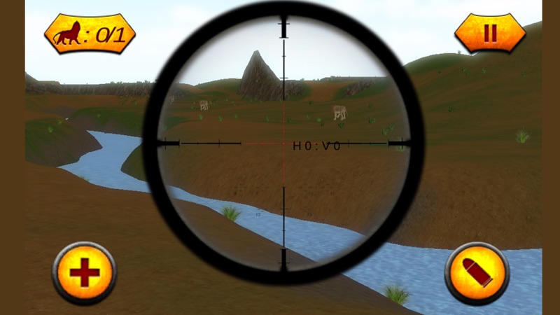 Simulador de disparos de sniper forestal y cazador screenshot 2