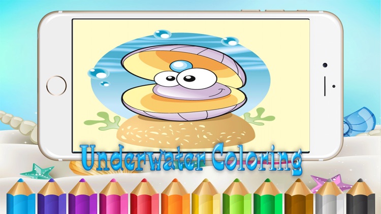 ๊Underwater Drawing Coloring Book Pages Online