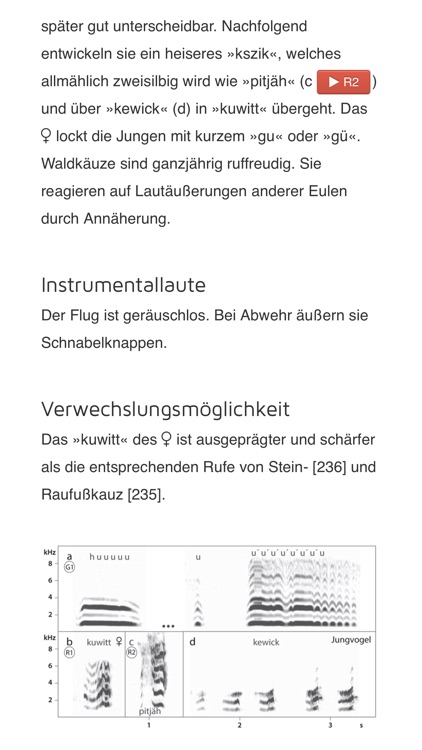 Die Stimmen der Vögel Europas (Auswahl)