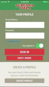 Teresa’s Pizza screenshot #1 for iPhone