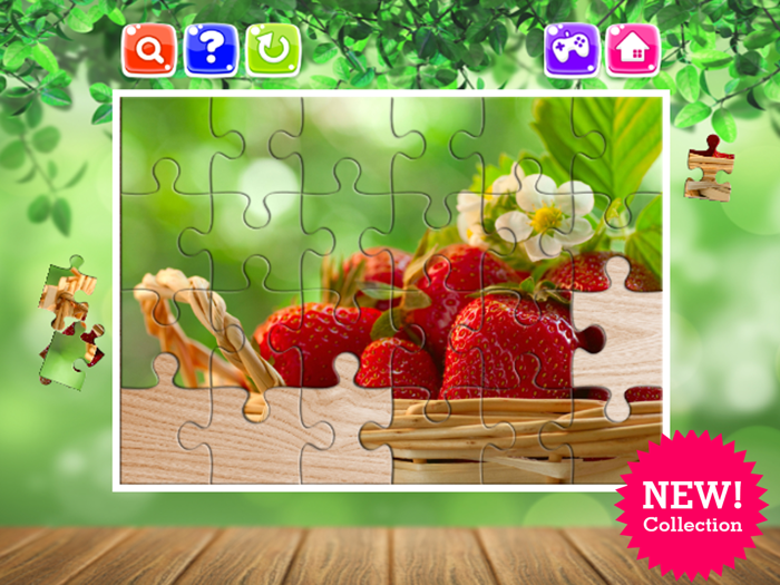 Fruit And Vegetable Jigsaw Puzzle For Kids Toddler