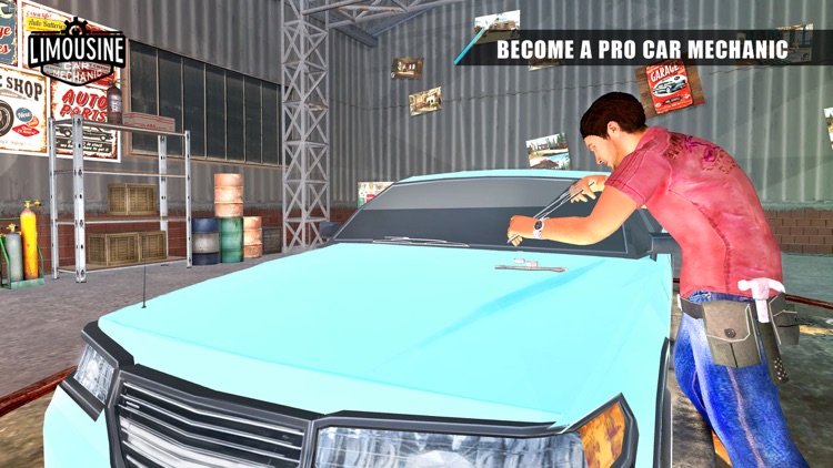 Limousine Car Mechanic 3D Sim– Auto Repair Station