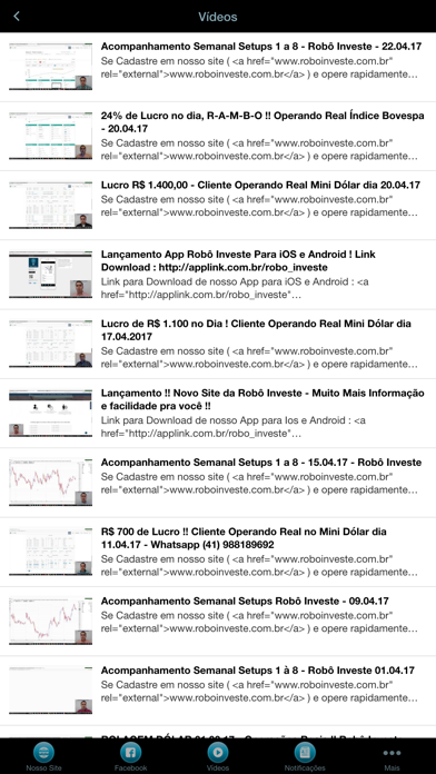 Screenshot #3 pour Robô Investe