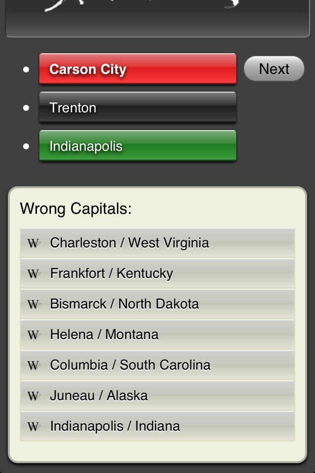 Capital Quiz screenshot 2