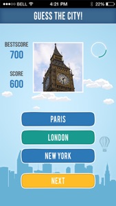 Guess the place - City Quiz - Free Geography Quiz screenshot #2 for iPhone