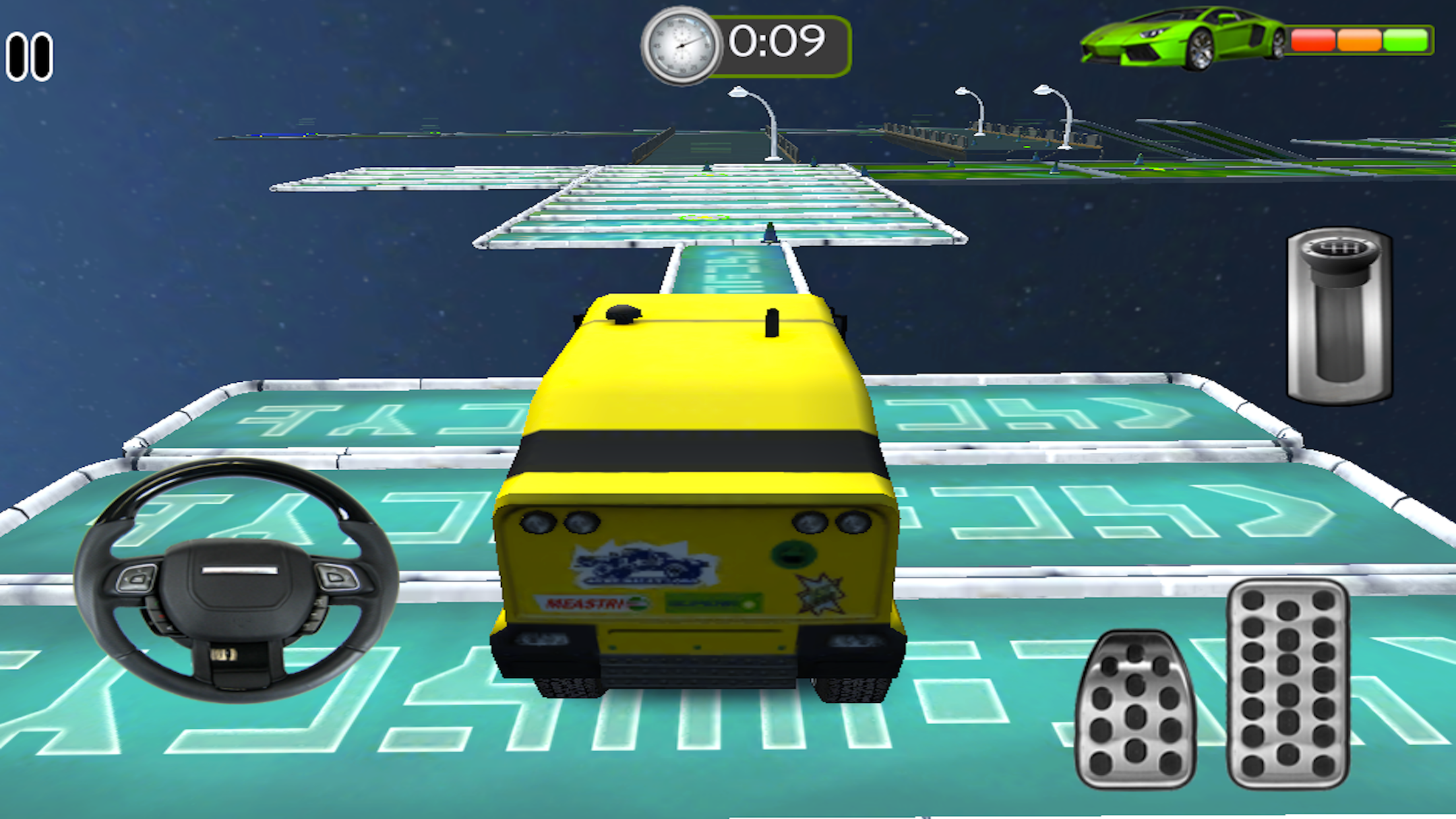 Space Car Parking 3D 2017 screenshot 4