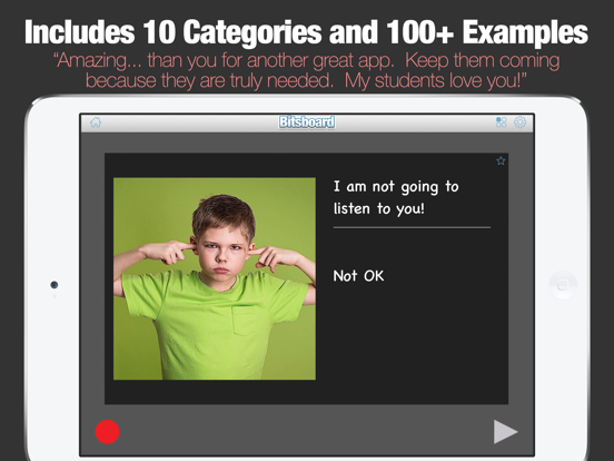 Screenshot #4 for Autism Social Categories and Behaviour App