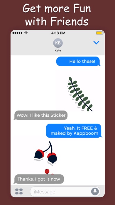 Screenshot #2 pour Romantic Stickers by Kappboom